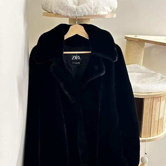 Trendy Faux Fur Coat - $80 - Picture 2 of 3